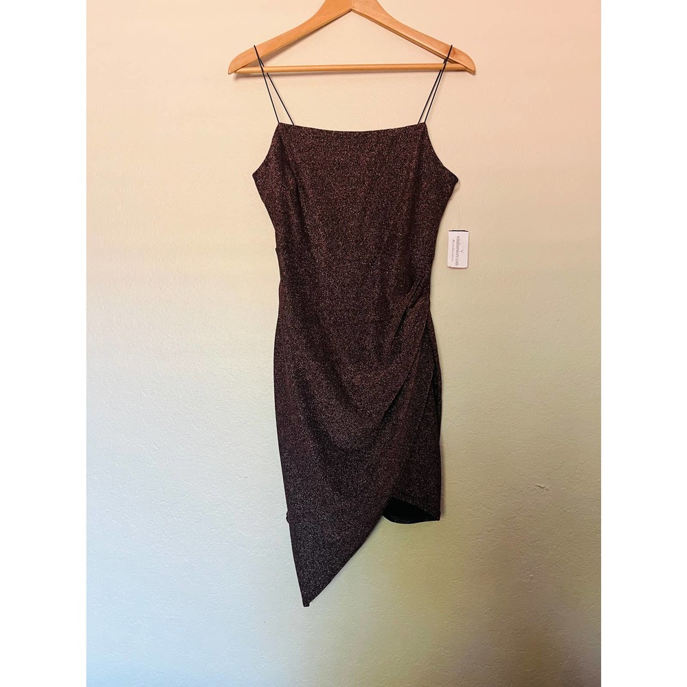 Windsor mauve glitter mini party dress size L - Picture 3 of 6